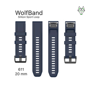 WolfBand Garmin silikoni urheilusilmukka 26 mm