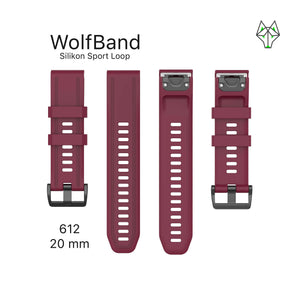 WolfBand Garmin silikoni urheilusilmukka 26 mm