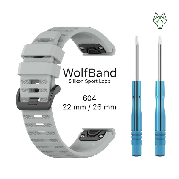 WolfBand Garmin silikonska športna zanka 20 mm