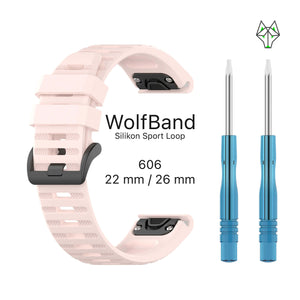 WolfBand Garmin silikoni urheilusilmukka 26 mm