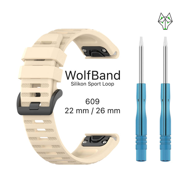 WolfBand Garmin Silikon Sport Loop 20 mm
