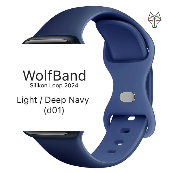 WolfBand Silikon Duo Färg Loop 2024