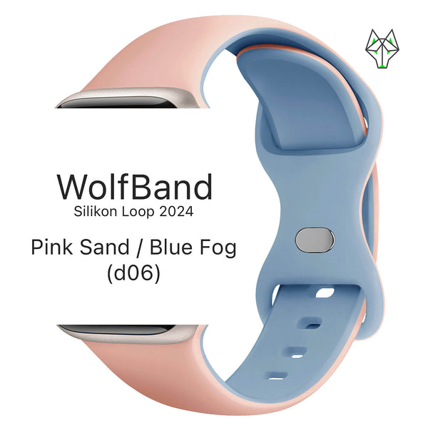 WolfBand Silikon Duo Färg Loop 2024