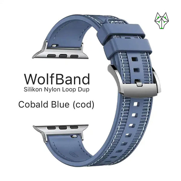 Nylonowa pętla silikonowa WolfBand Duo