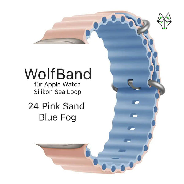 WolfBand Silikon Sea Bicolor Loop - WolfProtect.de