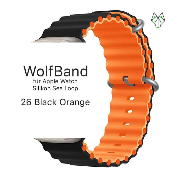 WolfBand Silikon Sea Bicolor Loop - WolfProtect.de