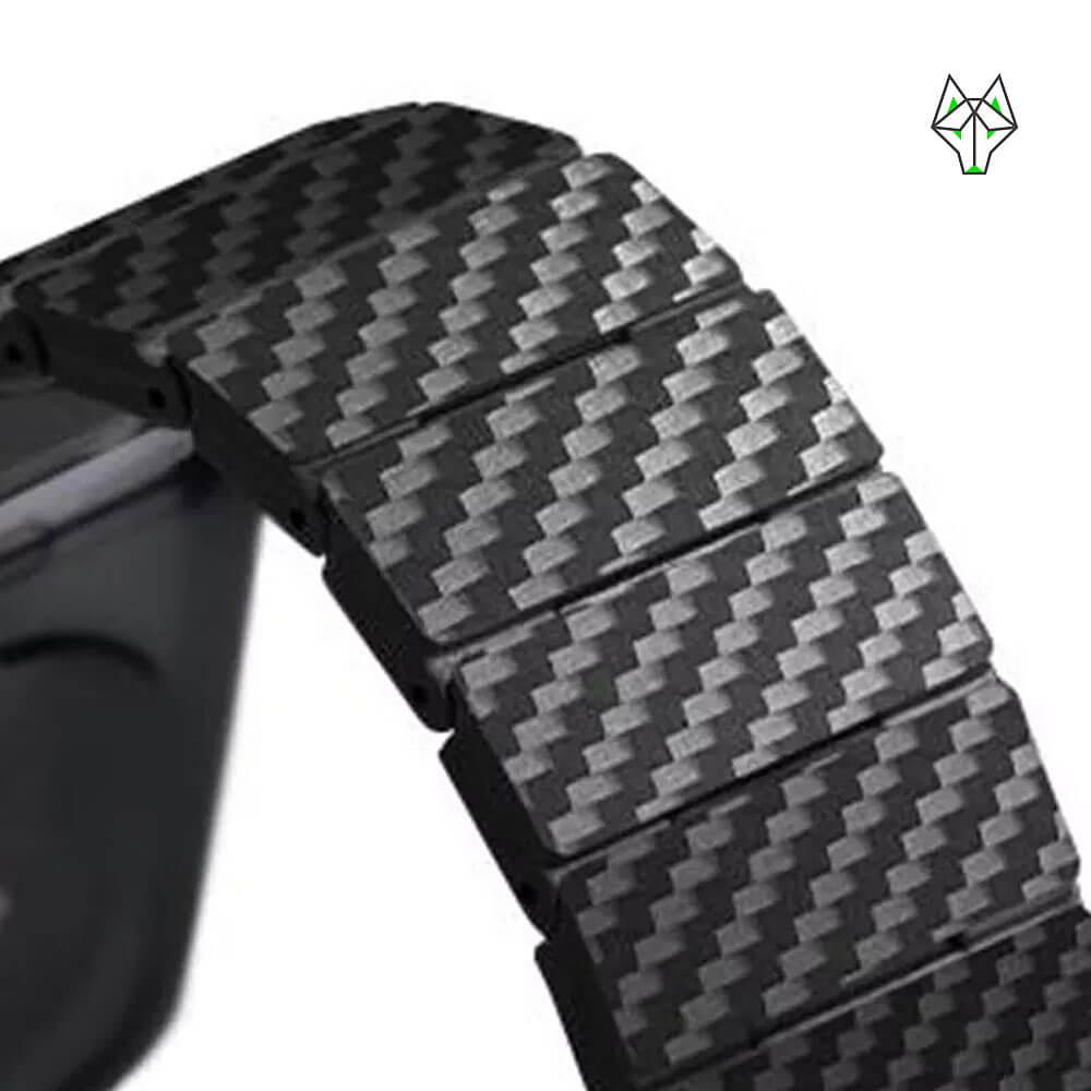 PITAKA Carbon Fiber Watch Band Compatible with Apple Watch 42mm/44/45mm,  100% Carbon Fiber Replacement Adjustable Mens Wristband Compatible with  iWatch Series 7/6/SE/5/4/3/2/1 - Modern 38/40/41mm: Buy Online at Best  Price in UAE -