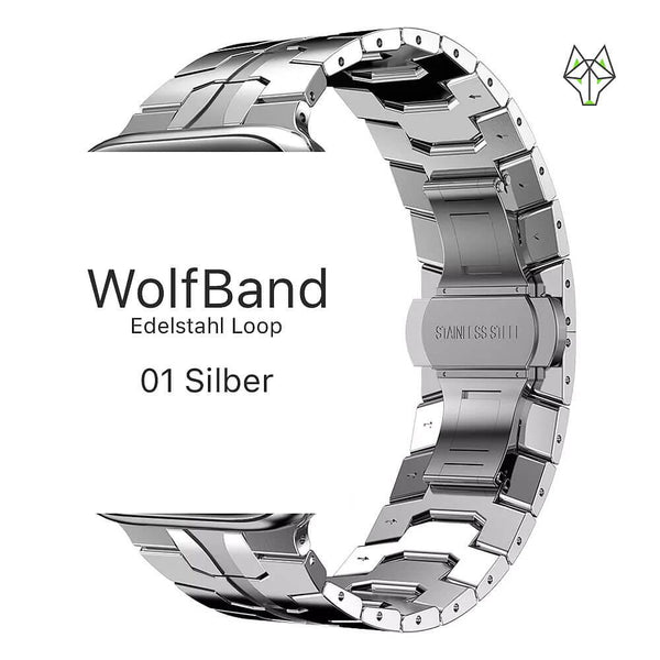 WolfBand Edelstahl Loop - WolfProtect.de