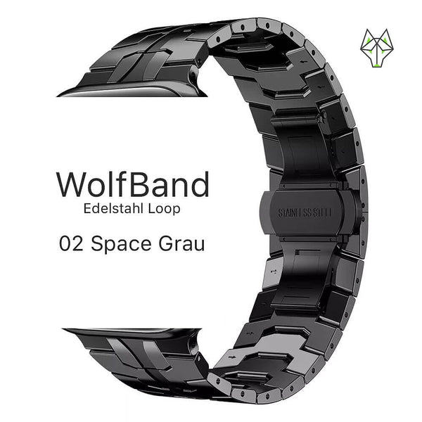 WolfBand Edelstahl Loop - WolfProtect.de