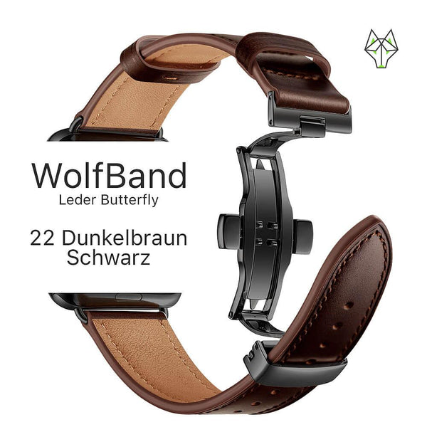 WolfBand Leder Butterfly - WolfProtect.de