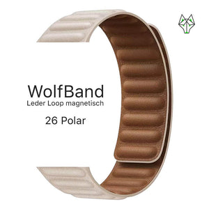 WolfBand Leder Loop magnetisch - WolfProtect.de