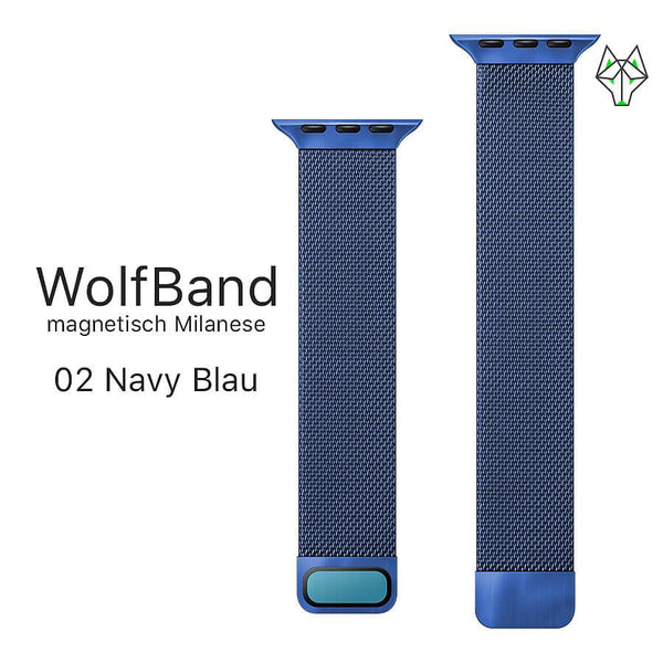 WolfBand magnetisch Milanese Loop - WolfProtect.de
