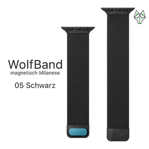 WolfBand magnetisch Milanese Loop - WolfProtect.de