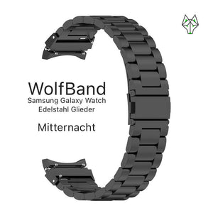 WolfBand Edelstahl Glieder Loop - WolfProtect.de