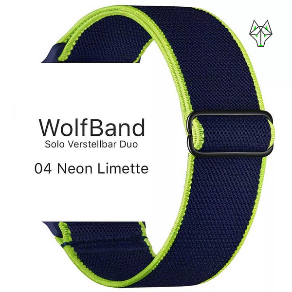 WolfBand Solo Loop Verstellbar Duo Color - WolfProtect.de