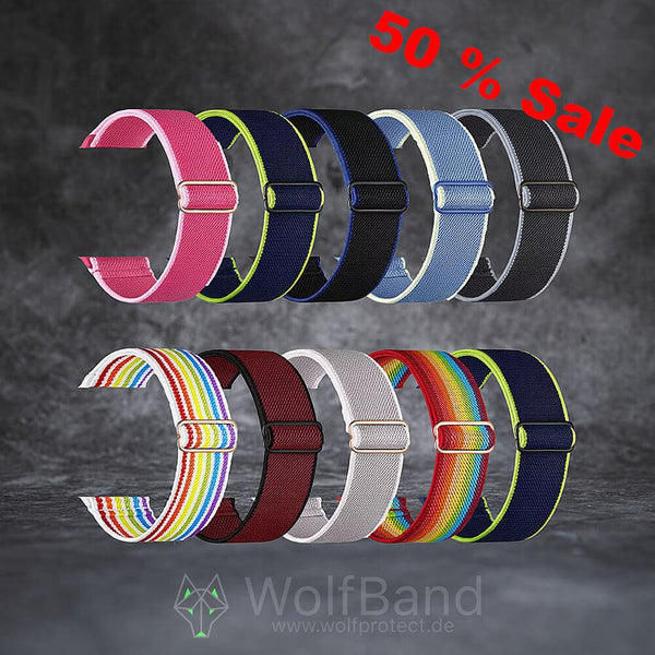 WolfBand Solo Loop Verstellbar Duo Color - WolfProtect.de